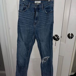 Abercrombie & Fitch curve love 90s slim straight jeans